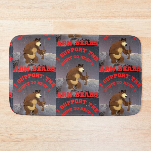 Item preview, Funny I Support The Right To Arm Bears Gun Puns designed and sold by WoodburyLake.
