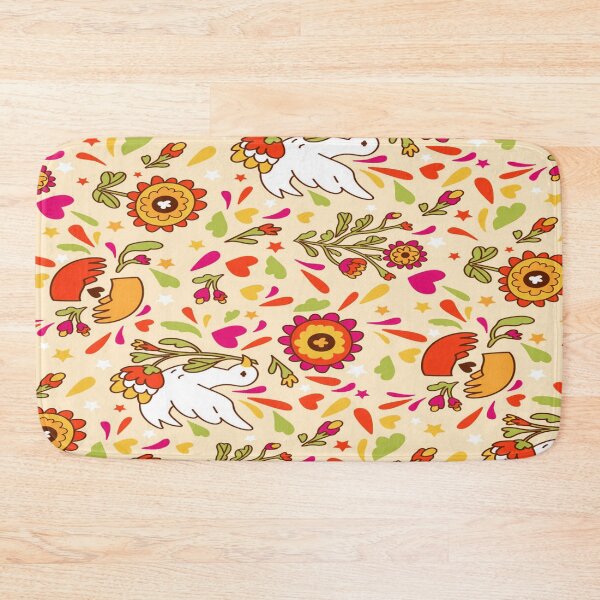 Item preview, PINK HIPPY PEACE DAY PATTERN DOODLES designed and sold by Lkarmosa.