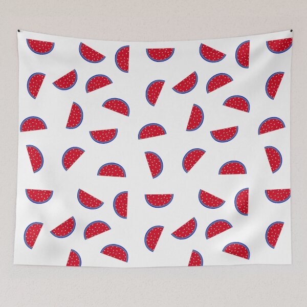 Item preview, Red White and Blue Watermelon Pattern designed and sold by mrtraz.