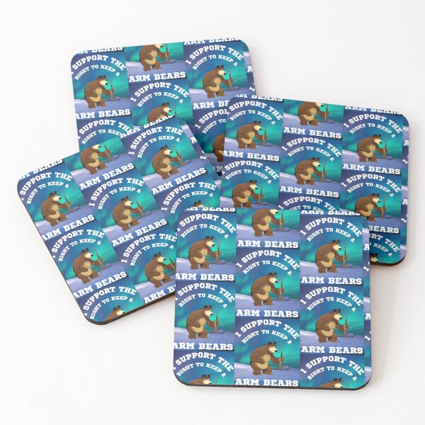 Item preview, Funny I Support The Right To Arm Bears Gun Puns designed and sold by WoodburyLake.