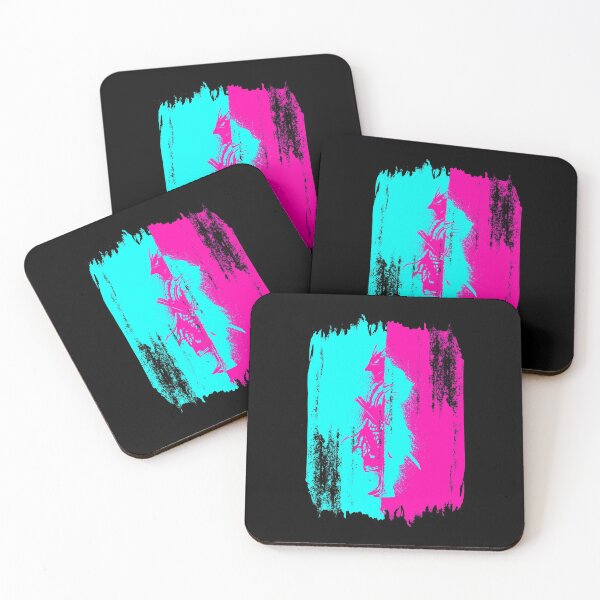 Item preview, Cool Samurai In A Turquoise And Pink Frame designed and sold by Paulina Vanlife.