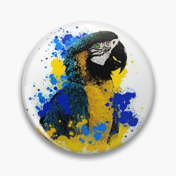 Item preview, Watercolor splash Macaw designed and sold by Soumita.