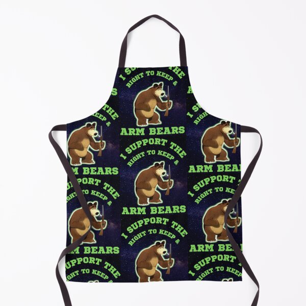 Item preview, Funny I Support The Right To Arm Bears Gun Puns designed and sold by WoodburyLake.