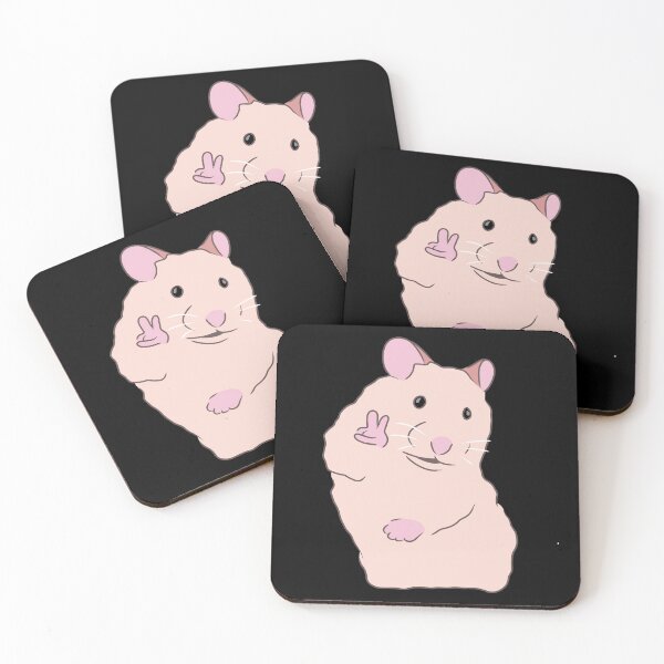Item preview, Hamster peace sign meme designed and sold by Pauli-.