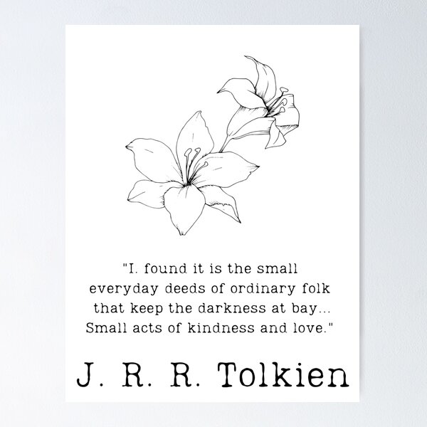 Item preview, "Small acts of kindness and love" designed and sold by BookberryGarden.