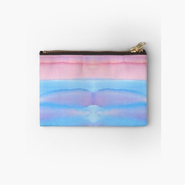 Item preview, Hand-Painted Watercolor Blue Pink Ombre Gradation designed and sold by Beverly Claire Kaiya.