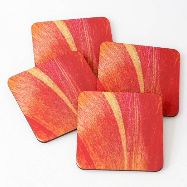 Item preview, Bright Red and Orange Abstract Tulip Flower Close-Up Picture designed and sold by SarahJisri.