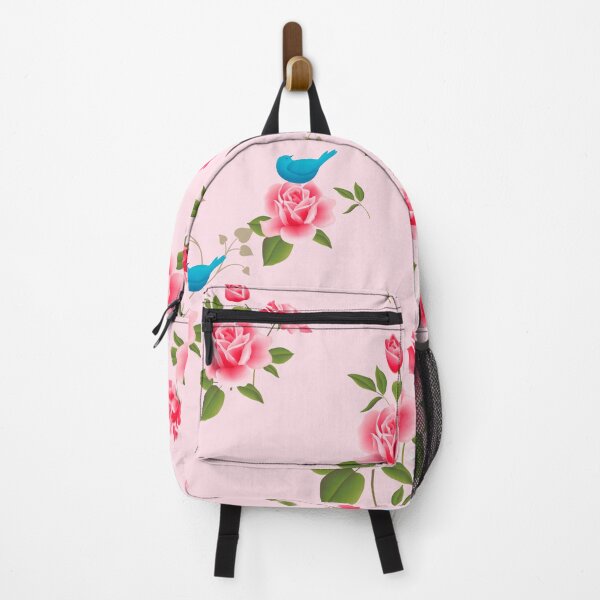 Item preview, Beautiful Bluebird Rose Flower Floral pattern tapestries natural Design for apparel and accessories designed and sold by Sunnyhova.