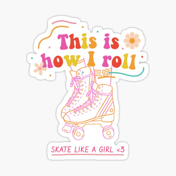Skating Flamingo Stickers Redbubble - roblox how to wear rainbow skates on skating rink