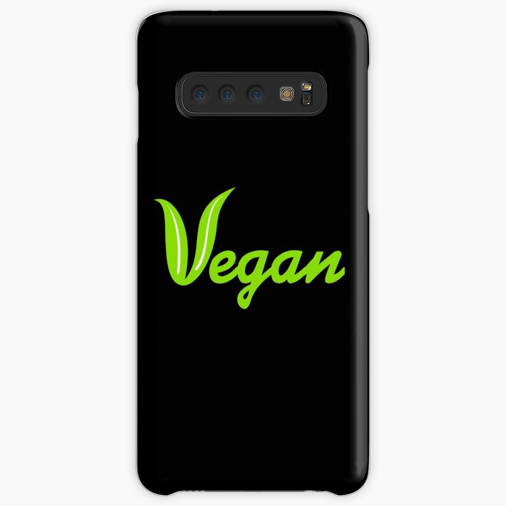 "vegan" Case & Skin for Samsung Galaxy by AbigailMinchew Redbubble