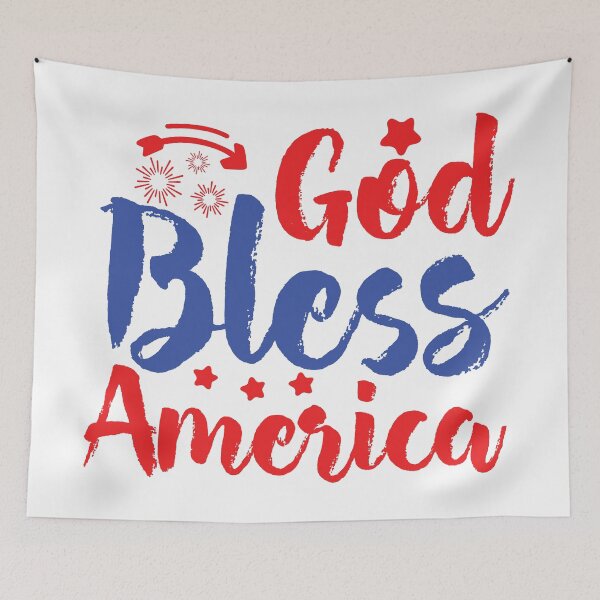Item preview, God Bless America - 4 de julio designed and sold by LarrysDesigns.