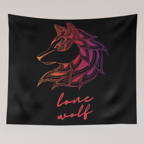 Item preview, Lobo solitario designed and sold by REEBORN.