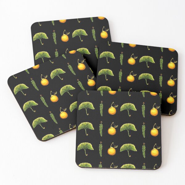Item preview, Gingko (black BG) designed and sold by -Senaar-.