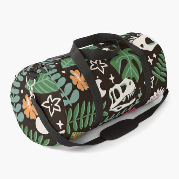 Artikelvorschau, T Rex Tropischer Dinosaurier Druck - Schwarz & Rot Multi entworfen und verkauft von TheCurioTable.