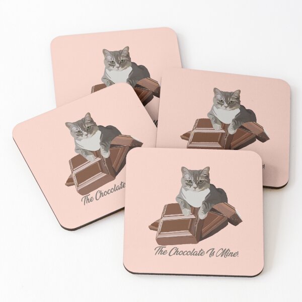 Item preview, Best days are meowdays Chocolate Cat designed and sold by smoochugs.