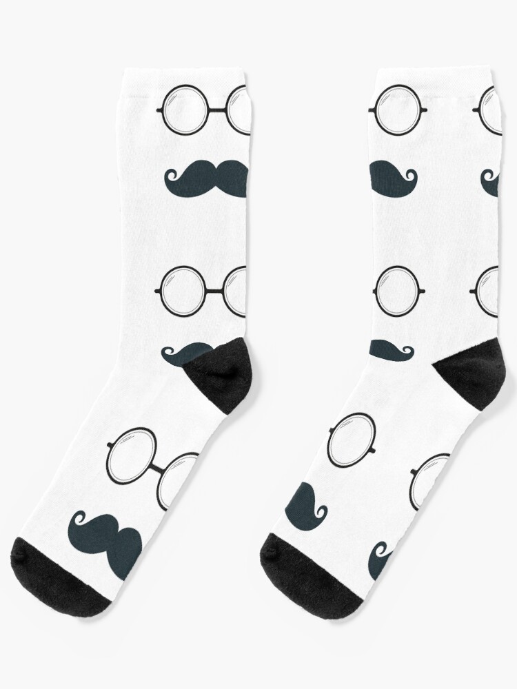 Chaussettes moustache hot sale