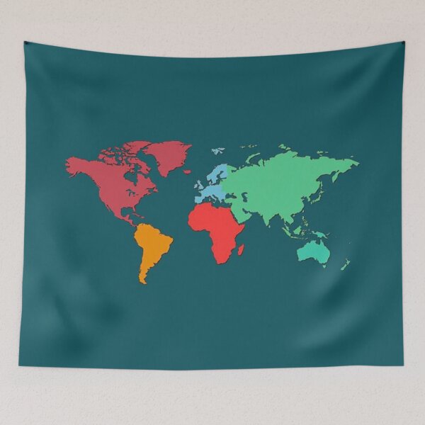 Item preview, Hello, world Map art design with colorful designed and sold by taherismail.