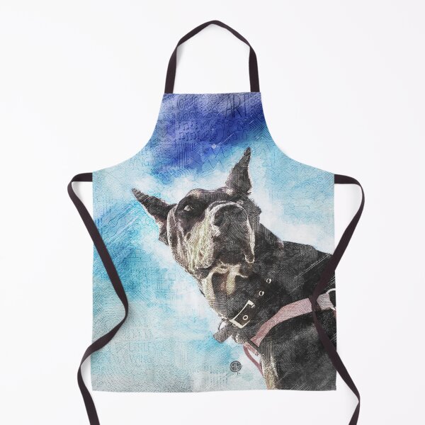 Item preview, Drogo the Philosopher Under the Clouds - Doberman Lover Doodle I designed and sold by © Maya Lavda || wocado.