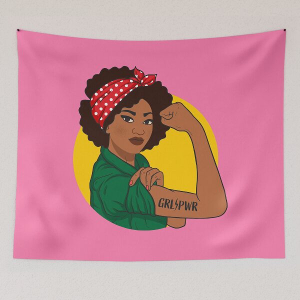 Item preview, Girl Power Shirt Black Girl Magic Melanin Juneteenth Grl Pwr designed and sold by HappyLime.
