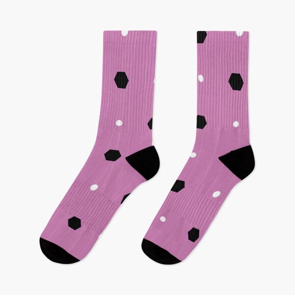 Item preview, Pink black and white Hexagon pattern designed and sold by BLMcreations.