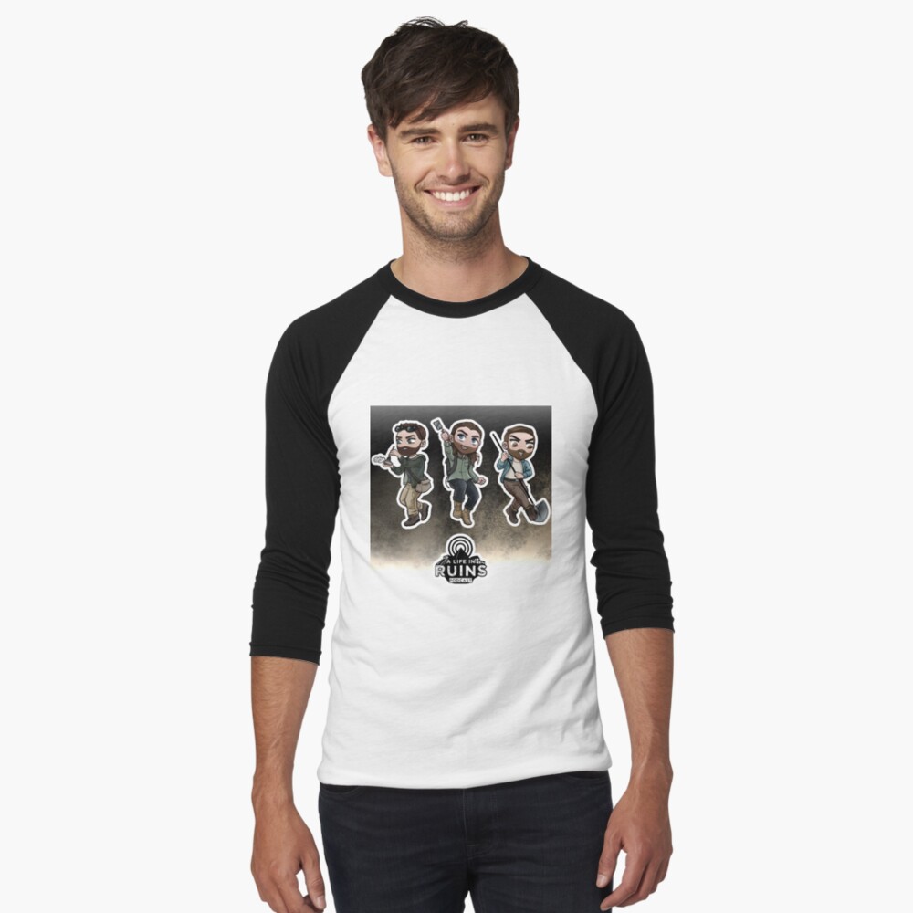 Item preview, Baseball ¾ Sleeve T-Shirt designed and sold by Alifeinruins.
