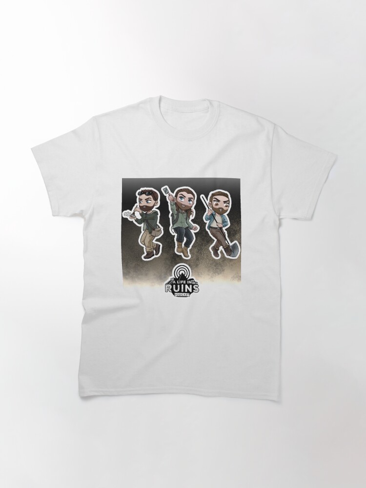 Thumbnail 3 of 7, Classic T-Shirt, A Life in Ruins Guys (Gradient) designed and sold by Alifeinruins.