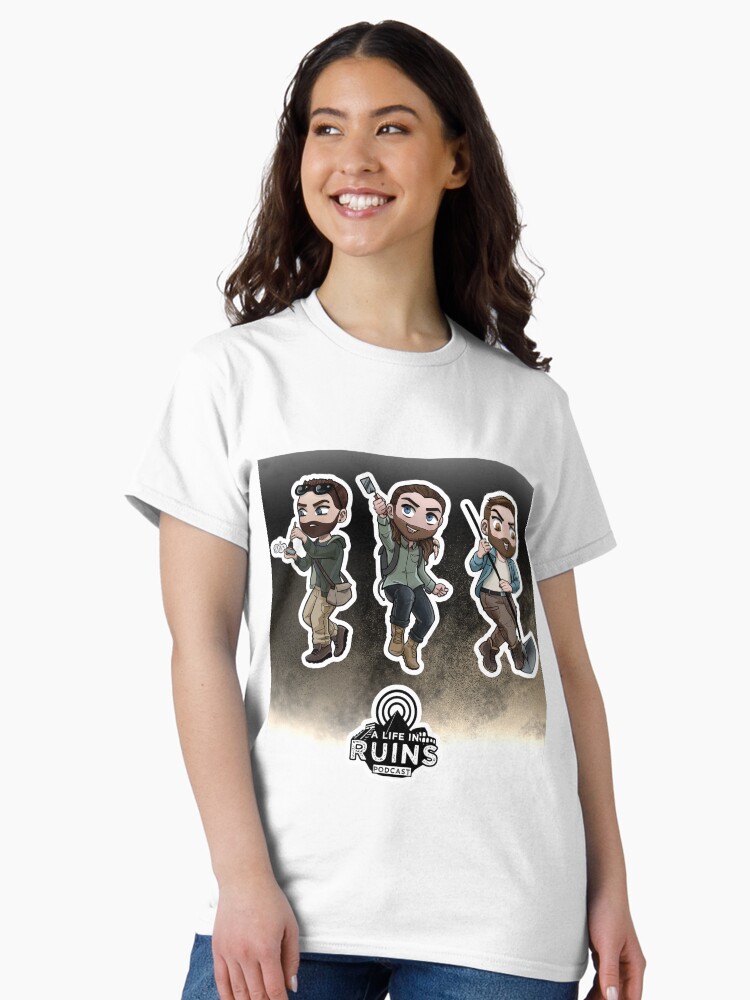 Thumbnail 1 of 7, Classic T-Shirt, A Life in Ruins Guys (Gradient) designed and sold by Alifeinruins.