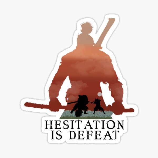 Artikel-Vorschau von Sekiro - Zögern ist Niederlage V3WS, designt und verkauft von Hazelgames.
