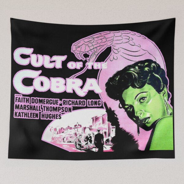 Item preview, Cult of the Cobra Retro Classic Horror Tribute designed and sold by 90snerd.