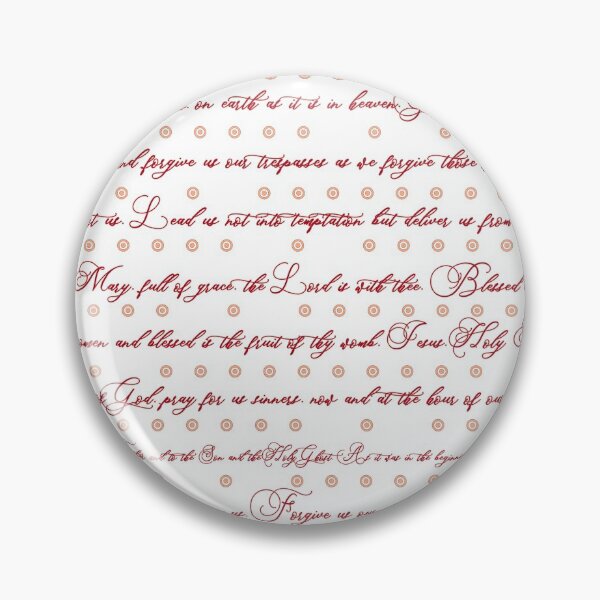 Item preview, Rosary Prayers -- Red -- English designed and sold by OrateFratres.