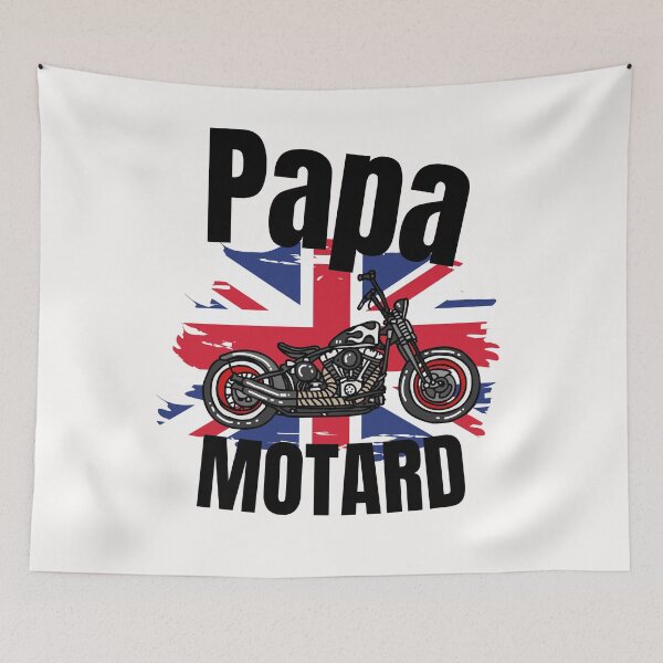 Item preview, daddy biker english flag designed and sold by JaMatt1983.