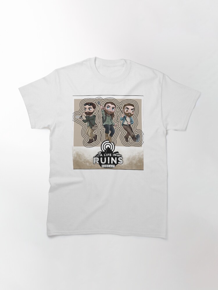 Thumbnail 3 of 7, Classic T-Shirt, A Life in Ruins Guys (Brown Gradient) designed and sold by Alifeinruins.