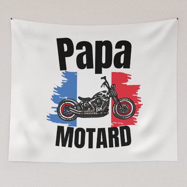 Item preview, daddy biker french flag designed and sold by JaMatt1983.