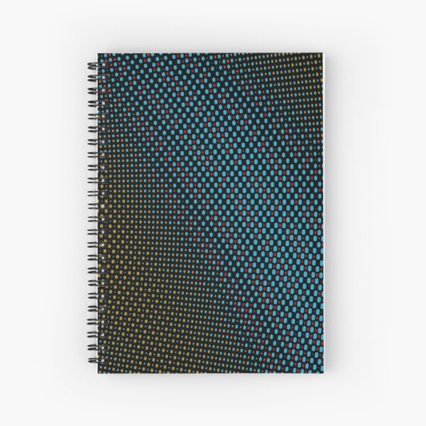 Blue Rainbow Spiral Notebook