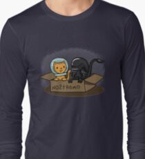 Kitten and Alien Long Sleeve T-Shirt