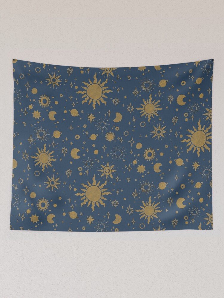 Blue star tapestry sale