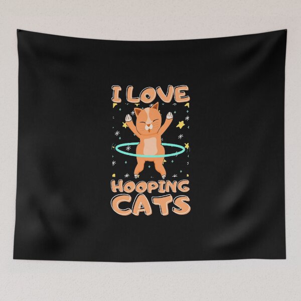 Item preview, I love hooping cats designed and sold by Luna Garcia.