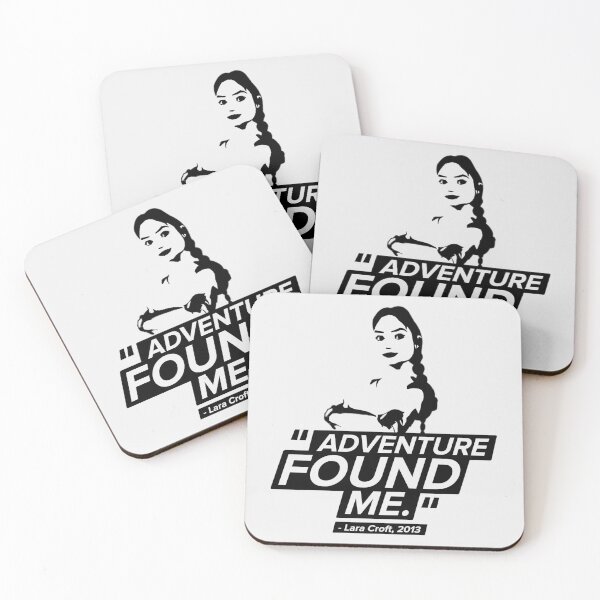 Item preview, Adventure Found Me! - Lara Croft Quote designed and sold by Chris Pierre Art.