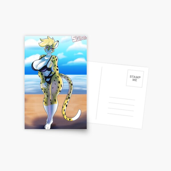 Beda swimsuit pinup Postcard