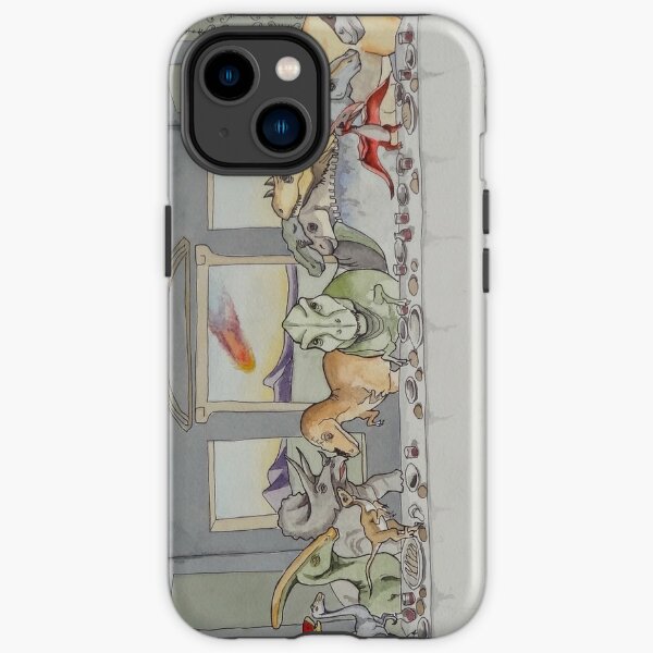 Dinosaur Last Supper iPhone Tough Case