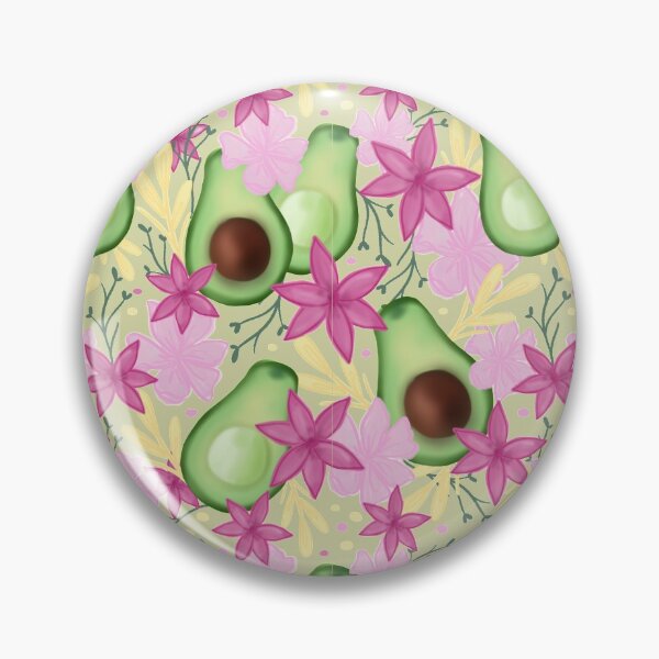 Item preview, Avocado and Florals designed and sold by Mvillstyles.