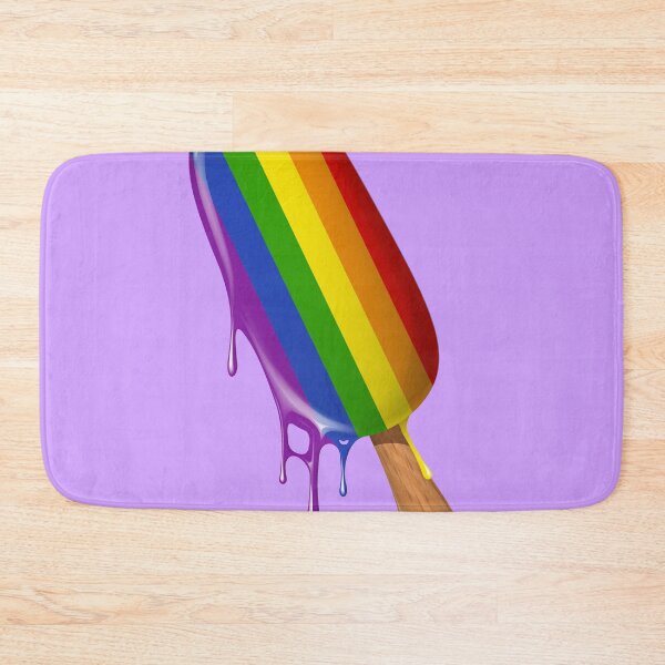 Item preview, LGBT Shirt Support, Ice Cream Rainbow Flag Gay Lesbian Pride designed and sold by HappyLime.