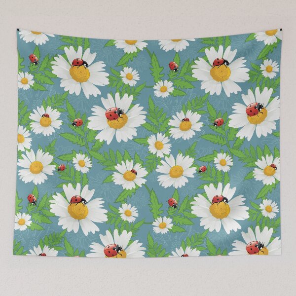 Item preview, White chamomiles  designed and sold by JoyColorLove.