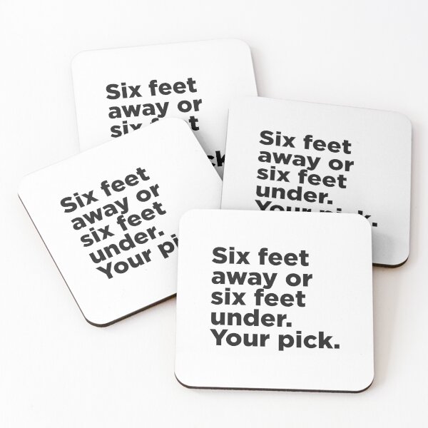 Item preview, Six Feet Away Or Six Feet Under designed and sold by Memefy.