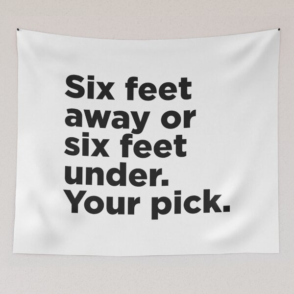 Item preview, Six Feet Away Or Six Feet Under designed and sold by Memefy.