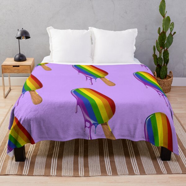 Item preview, LGBT Shirt Support, Ice Cream Rainbow Flag Gay Lesbian Pride designed and sold by HappyLime.