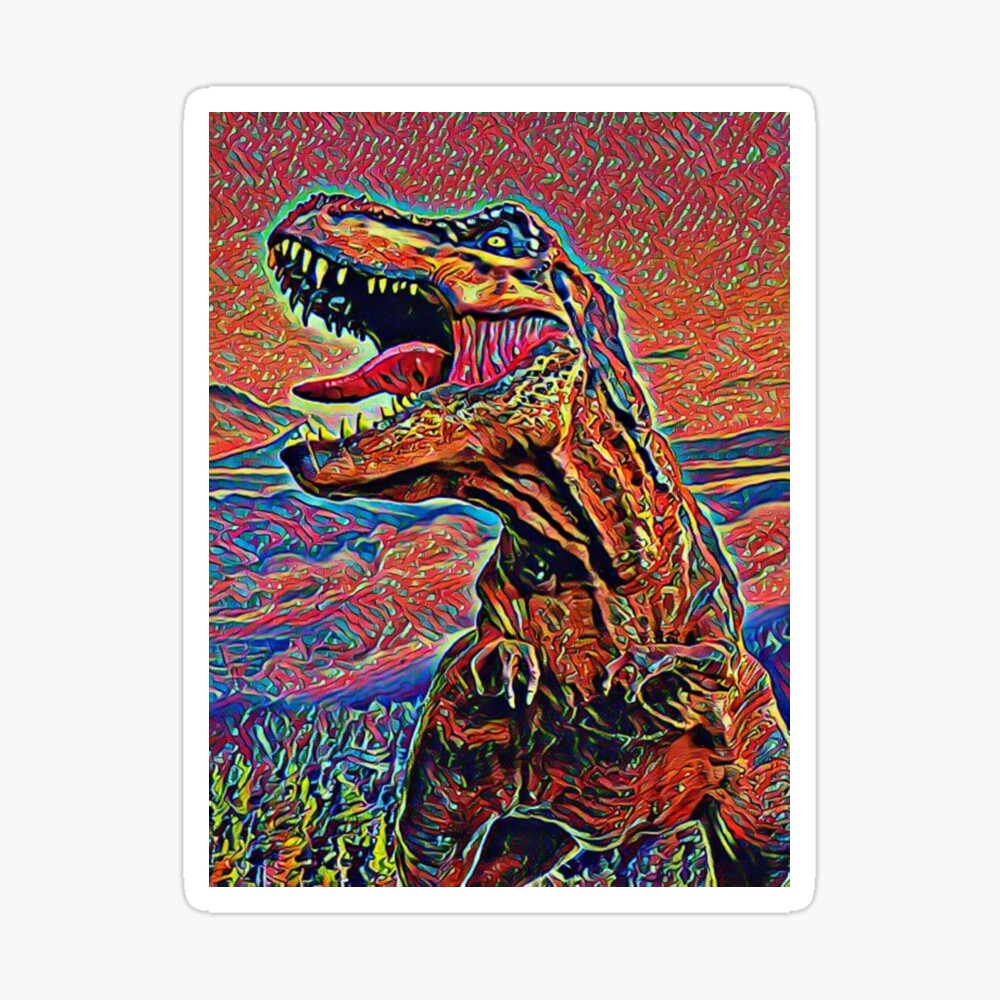 Error Trex' Poster, picture, metal print, paint by Raiyan Ariansyah