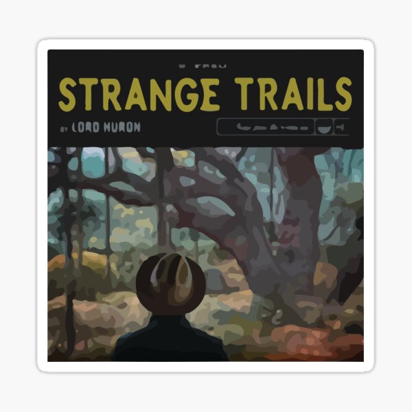 Artikel-Vorschau von Lord Huron Strange Trails-Album, designt und verkauft von njorunart.