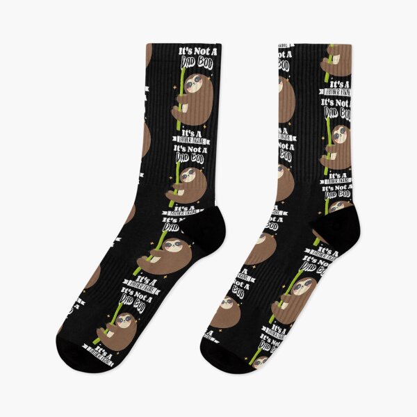 Item preview, It's Not A Dad Bod It's A Father Figure Sloth Dad Joke Father's Day designed and sold by LadySaltwater.