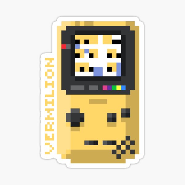 Vermilion - Pixel Cities Serie 10/10 Sticker